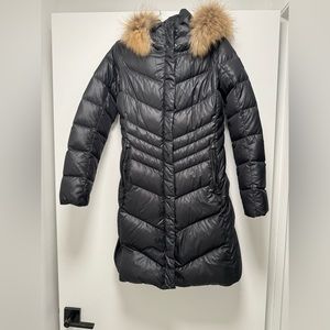 Bogner Fire + Ice Quilted Down Jacket with Fur